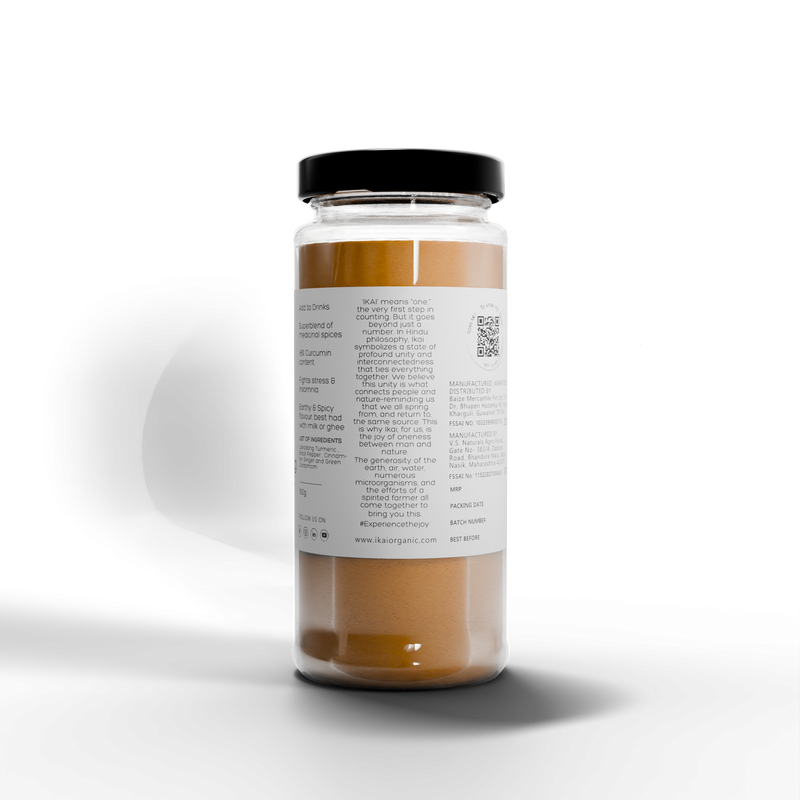 IKAI Natural Lakadong Turmeric Latte (Haldi Doodh)