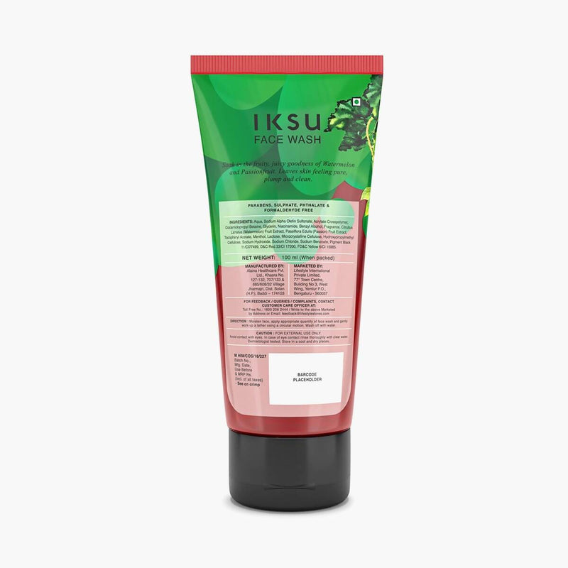 IKSU Watermelon & Passion Fruit Face Wash