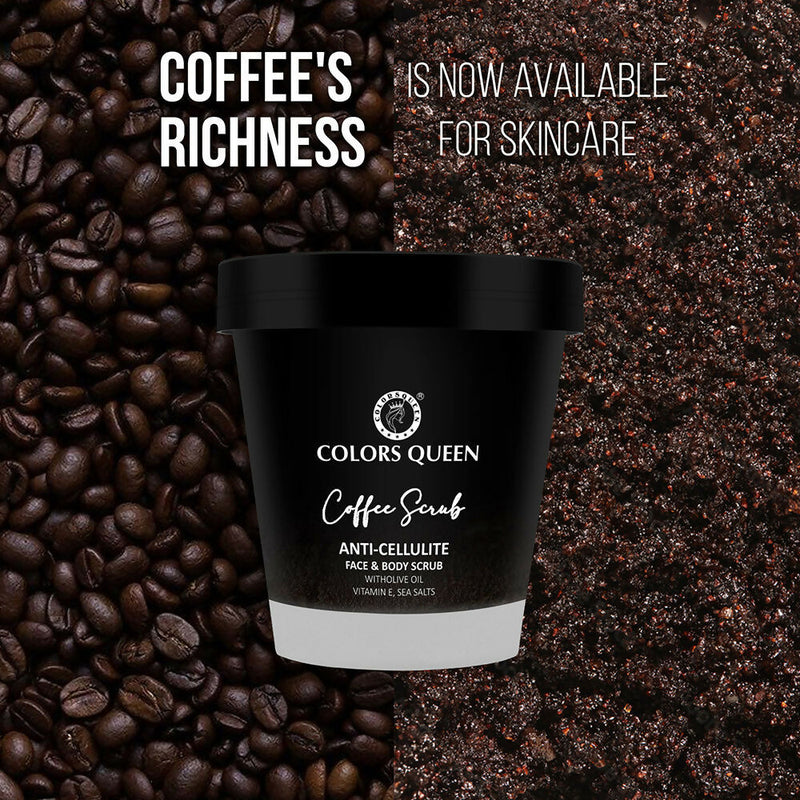 Colors Queen Anti-Cellulite Coffee Face & Body Scrub
