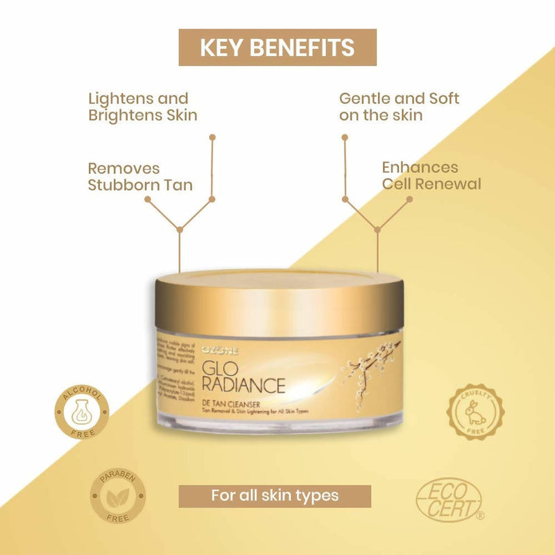 Ozone Glo Radiance De Tan Removal Facial Cleanser With Cucumber & Shea Butter