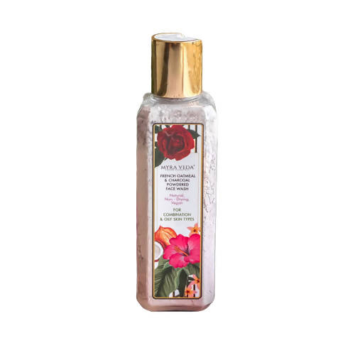 Myra Veda French Oatmeal & Charcoal Powdered Face Wash