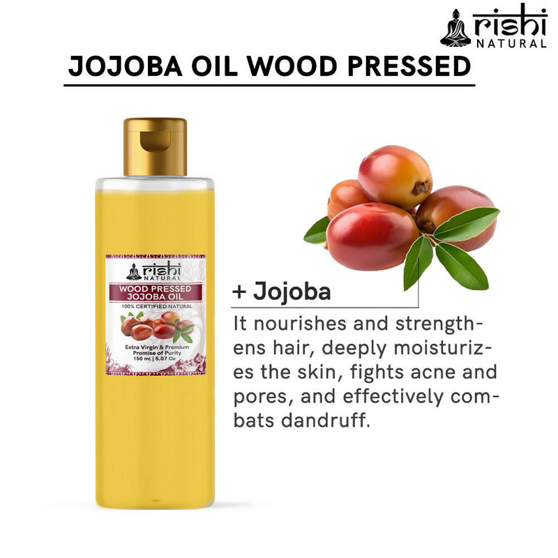 Rishi Natural Jojoba Oil Wood-Pressed