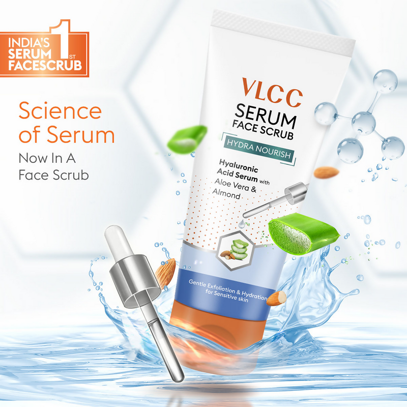 VLCC Hydra Nourish Scrub Face Scrub With Aloe Vera & Almond