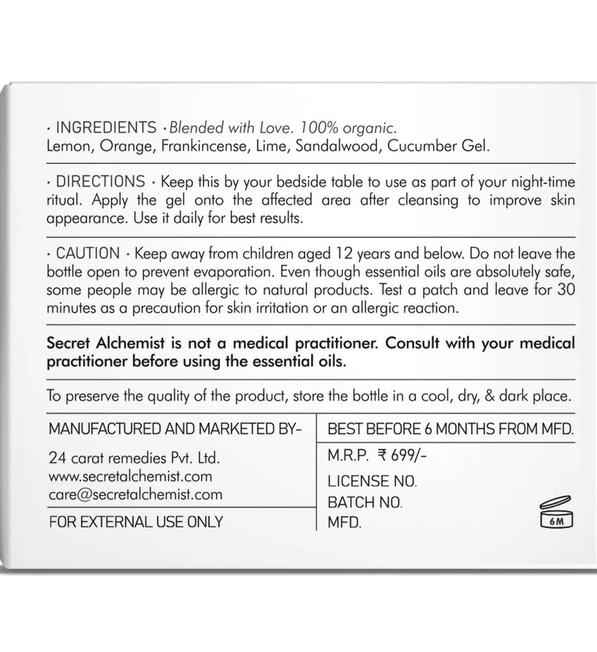 Secret Alchemist Glow Pigmentation Gel