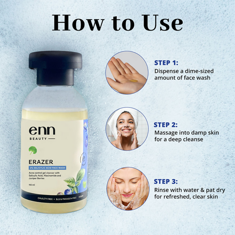 Enn Acne Control Gel Cleanser Face Wash