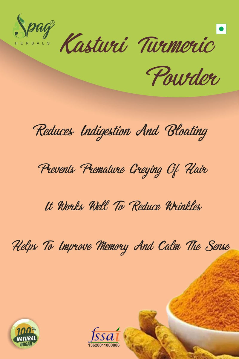 Spag Herbals Premium Kasturi Turmeric Powder
