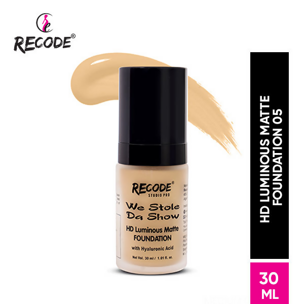 Recode HD Luminous Matte Foundation - 05 Aryavarta