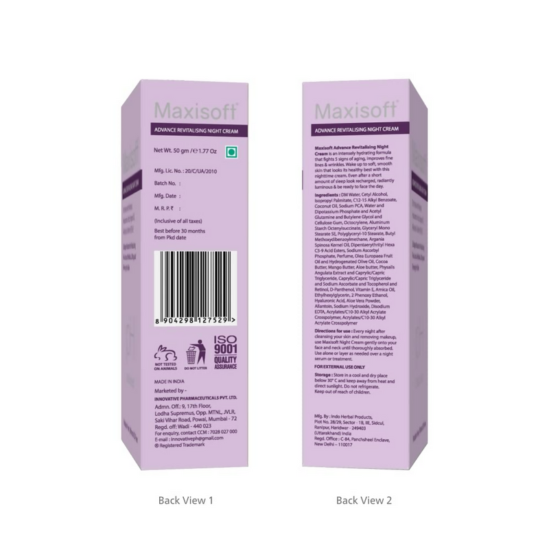 Maxisoft Advance Revitalising Night Cream