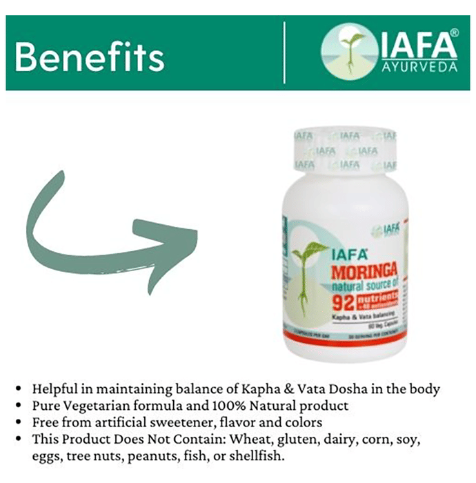 Iafa Ayuveda Moringa Veg Capsules