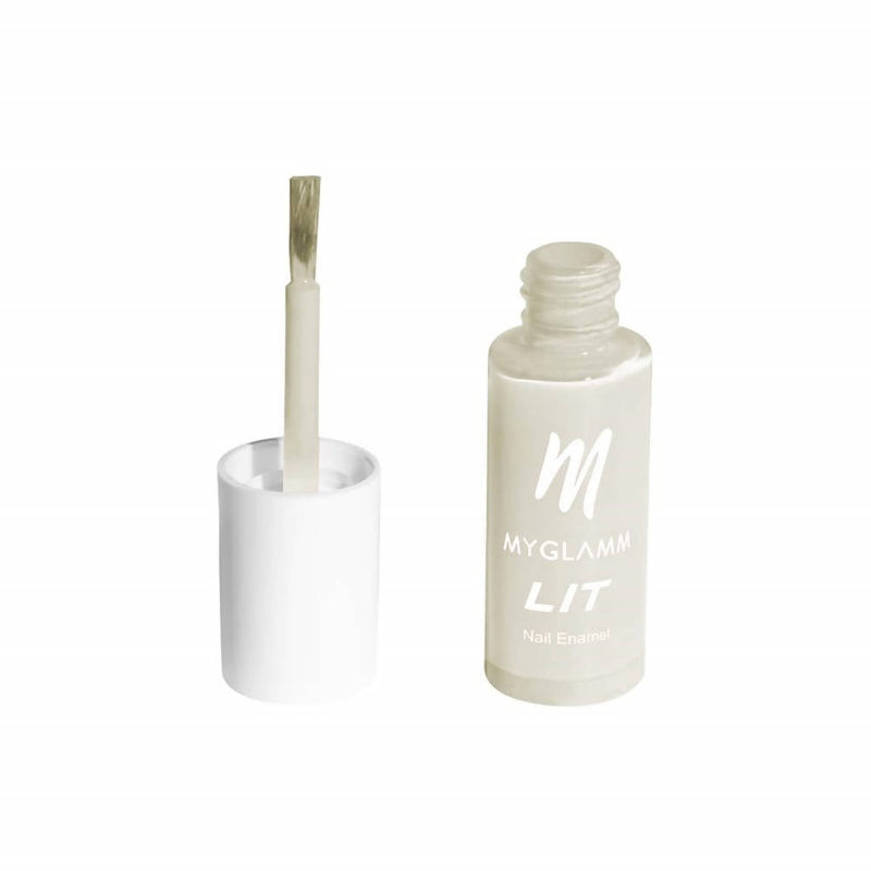 MYGLAMM LIT Nail Paint - Groundwork - Luxurious Transparent Base Coat (7 Ml)