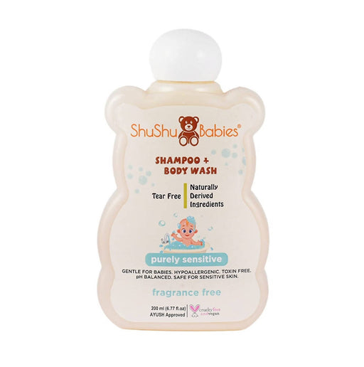 ShuShu Babies Shampoo + Body Wash Fragrance Free