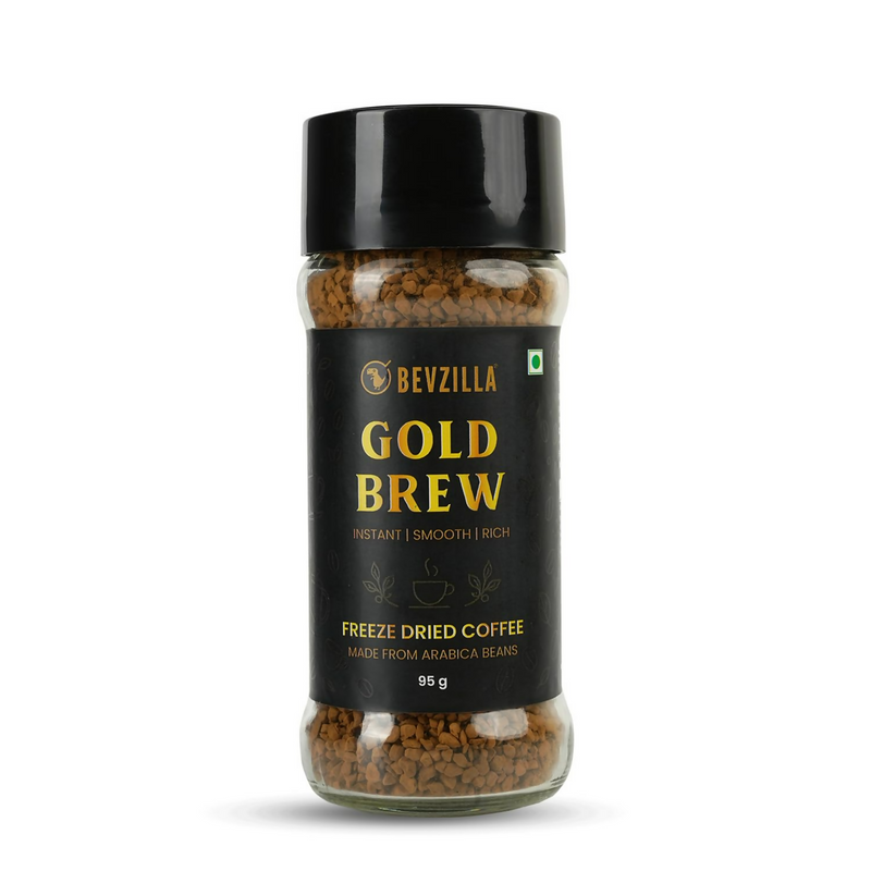 Bevzilla Gold Brew Instant Freeze Dried Coffee Powder