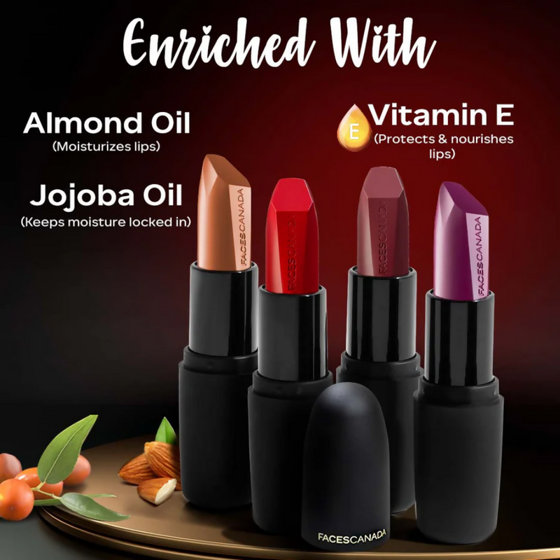 Faces Canada Weightless Matte Finish Lipstick - Fuschia Wave 02