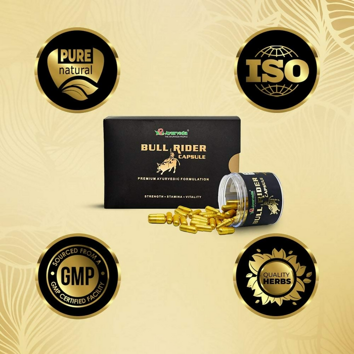 A R Ayurveda Bull Rider Capsules