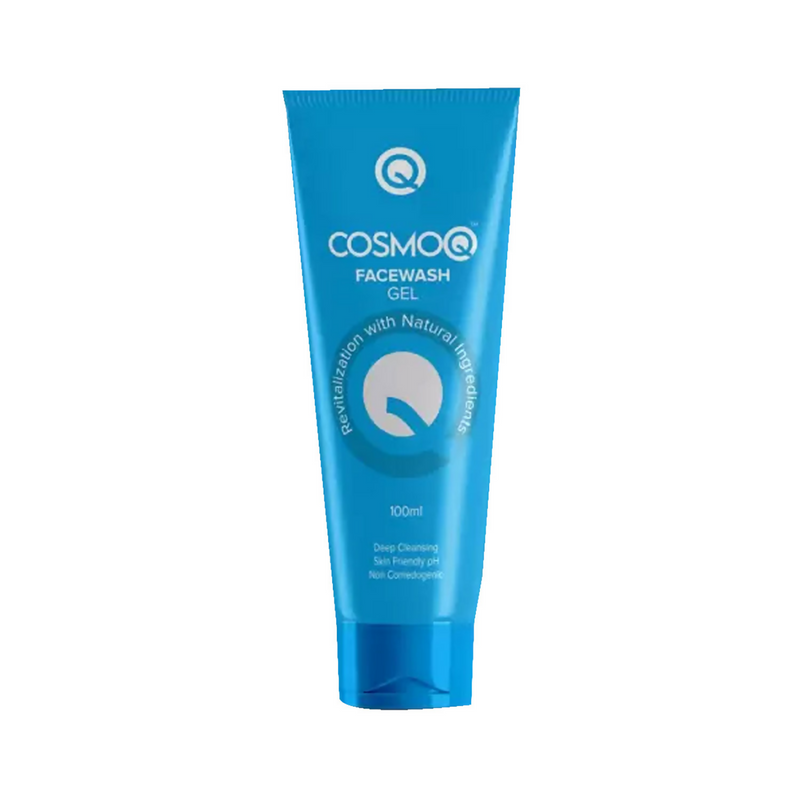 Cosmo Q Cleansing Face Wash Gel for Skin Purifying Formula with Moringa Extract