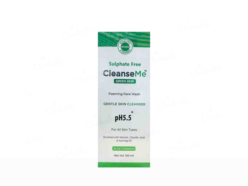 CleanseMe Green Dew Foaming Facewash