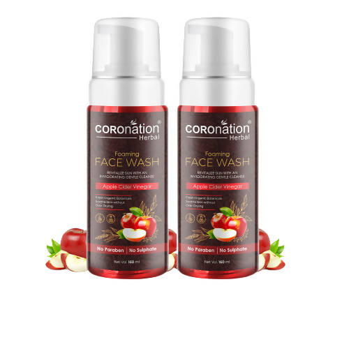 Coronation Herbal Apple Cider Vinegar Foaming Face Wash