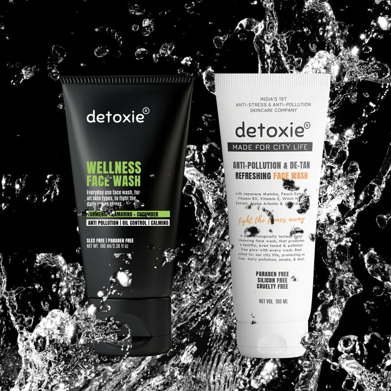 Detoxie Refreshing Face Wash Combo (Anti-Pollution + Wellness Face Wash)