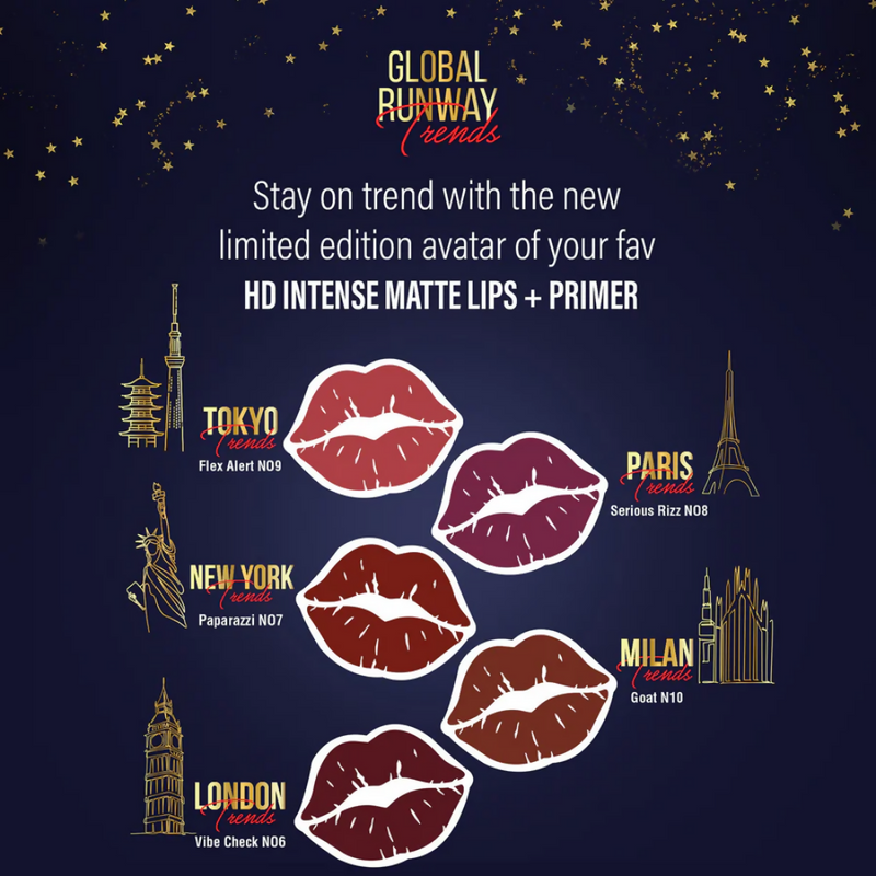 Faces Canada Ultime Pro HD Intense Matte Lips + Primer - Goat N10