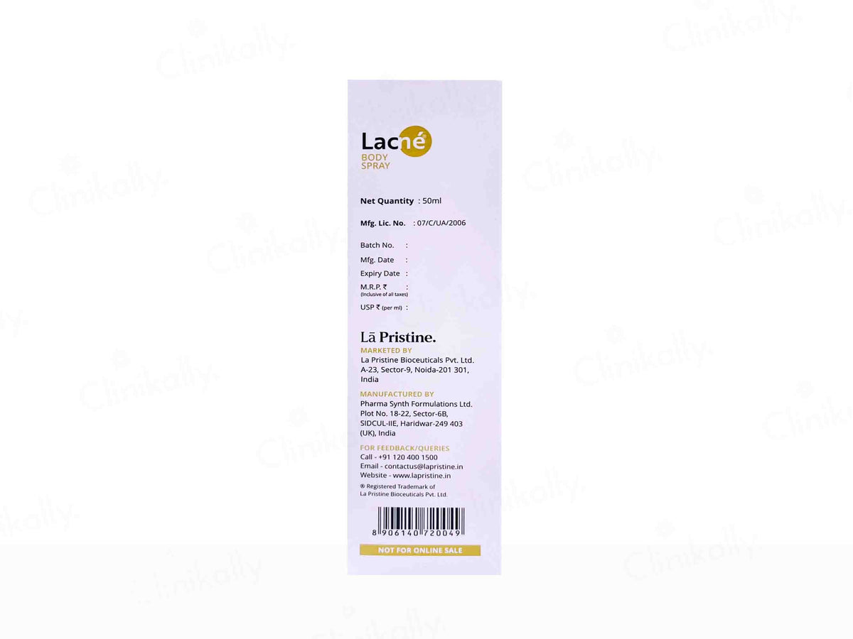 Lacne 360 Acne Treatment Body Spray