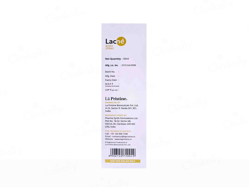 Lacne 360 Acne Treatment Body Spray