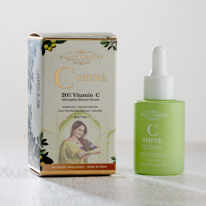 Haappyherbs C Shine 20% Vitamin C Absorption Booster Serum