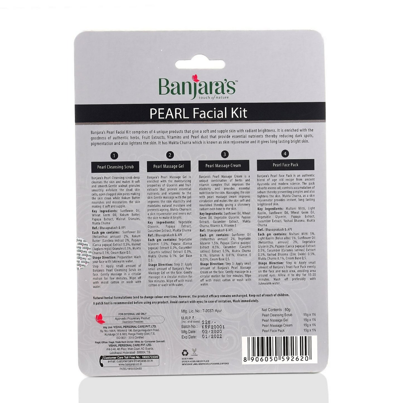 Banjara's Pearl Facial Kit