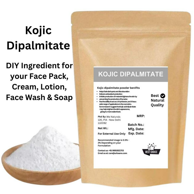 Urbaano Herbal Pure Kojic Acid Dipalmitate Powder for Skin Serum, Cream