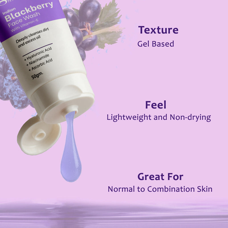 Globus Naturals Indian Blackberry Face Wash with Vitamin E
