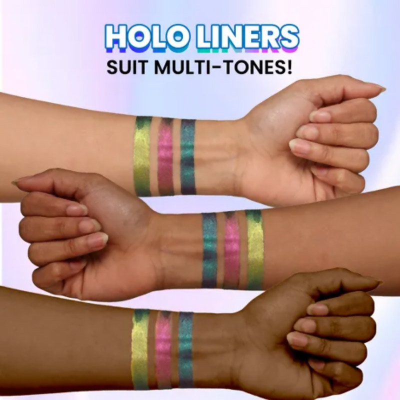 NY Bae Holographic Gel Eyeliner - Pink Chrome 02