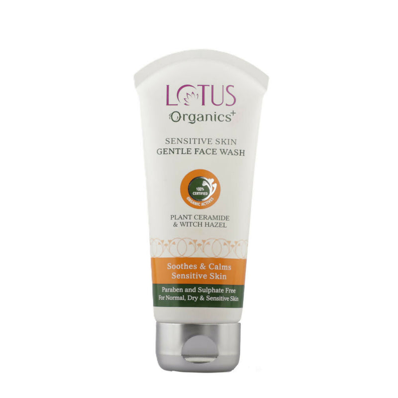 Lotus Organics Witch Hazel & Plant Ceramide Sensitive Skin Gentle Face Wash