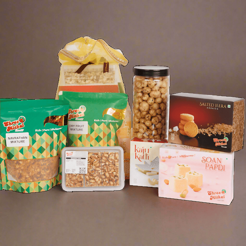 Shree Mithai Blue Titanium Dry Fruit Box