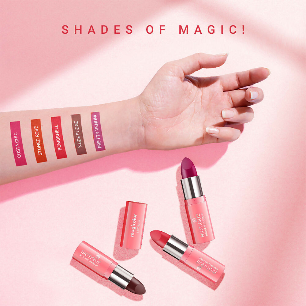 Biotique Magicolor Lipstick - Hot Lips