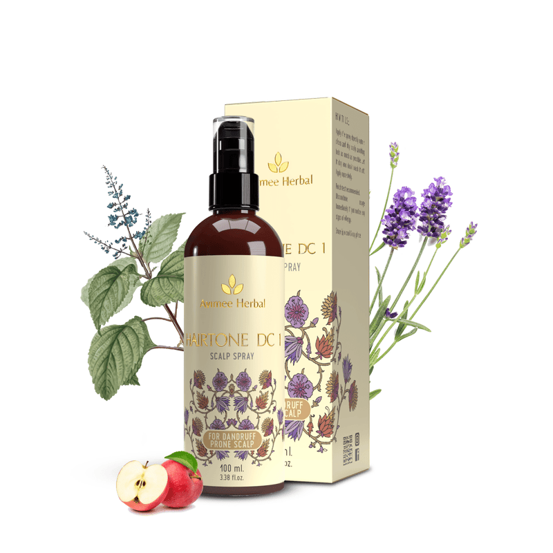 Avimee Herbal Anti Dandruff Kit With Keshpallav Hair Oil & Instant Water Softener, Fights Dandruff & Moisturises Scalp Naturally,