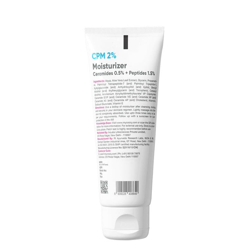 Cos-IQ CPM 2% Ceramides & Peptides Moisturizer