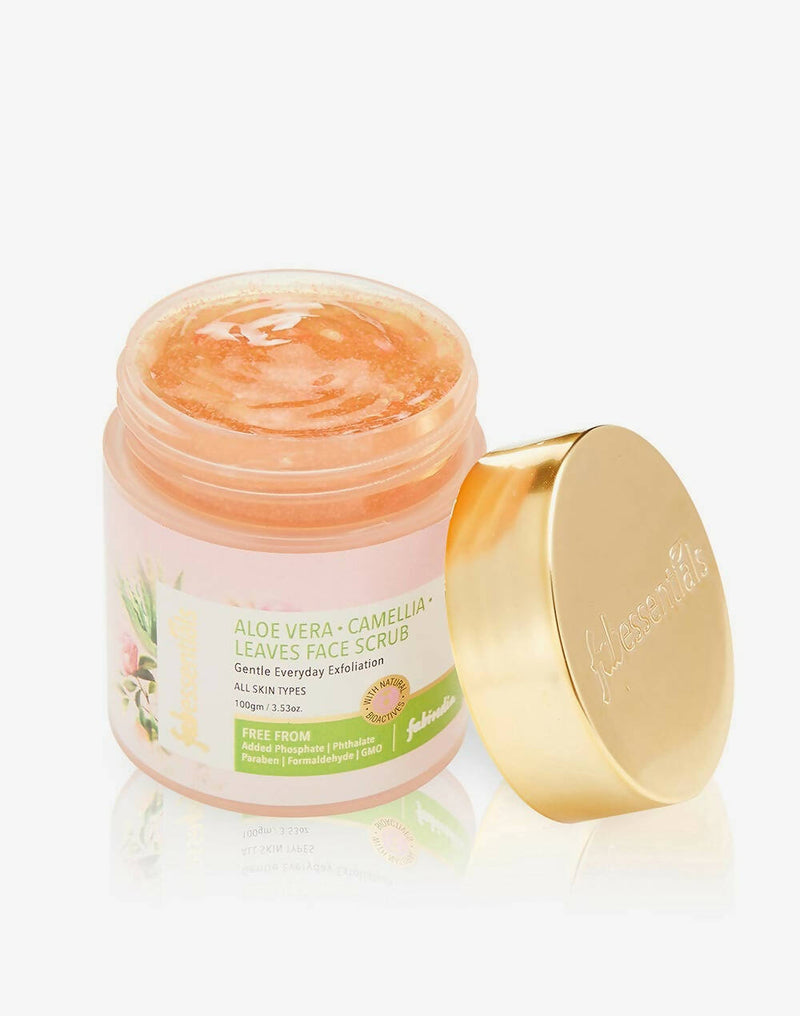 Fabessentials Aloe Vera Camellia Leaves Face Scrub