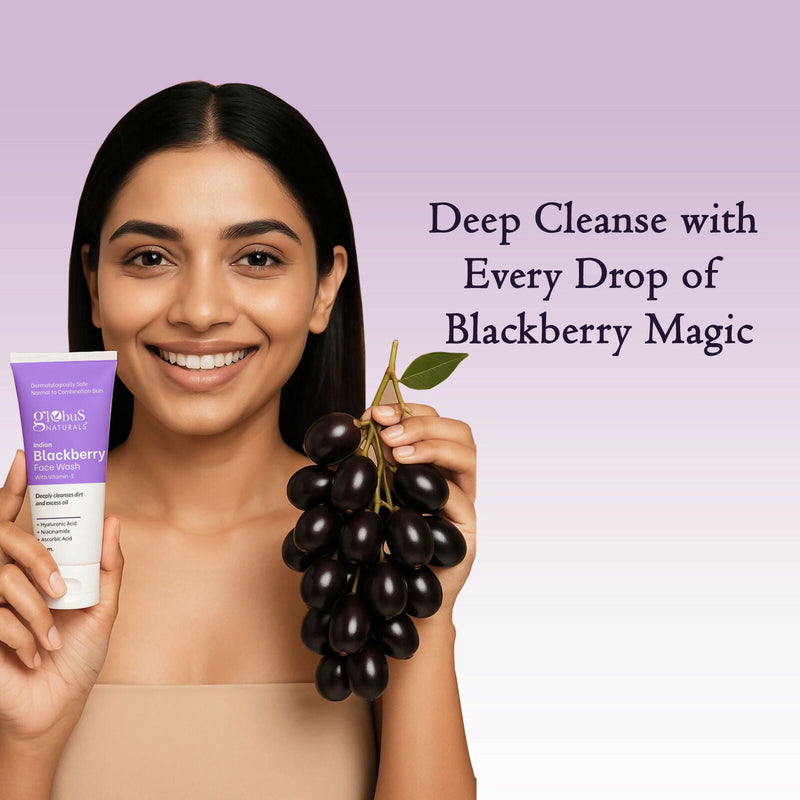 Globus Naturals Indian Blackberry Face Wash with Vitamin E