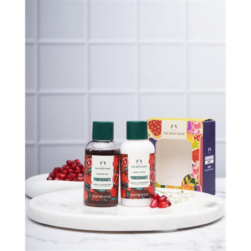 The Body Shop Pomegranate Shower Gel & Body Lotion Gift Set