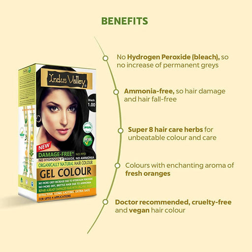 Indus Valley Damage-Free Gel Hair Color