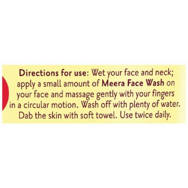 Meera White & Wild Turmeric Face Wash For Dry To Normal Skin