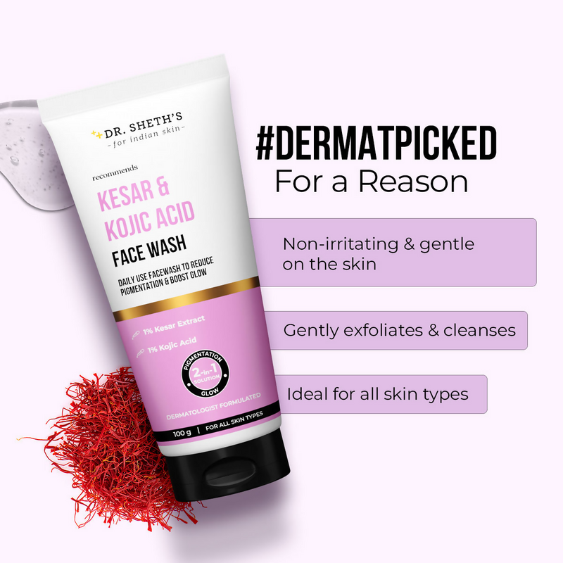 Dr. Sheth's Kesar & Kojic Acid Face Wash