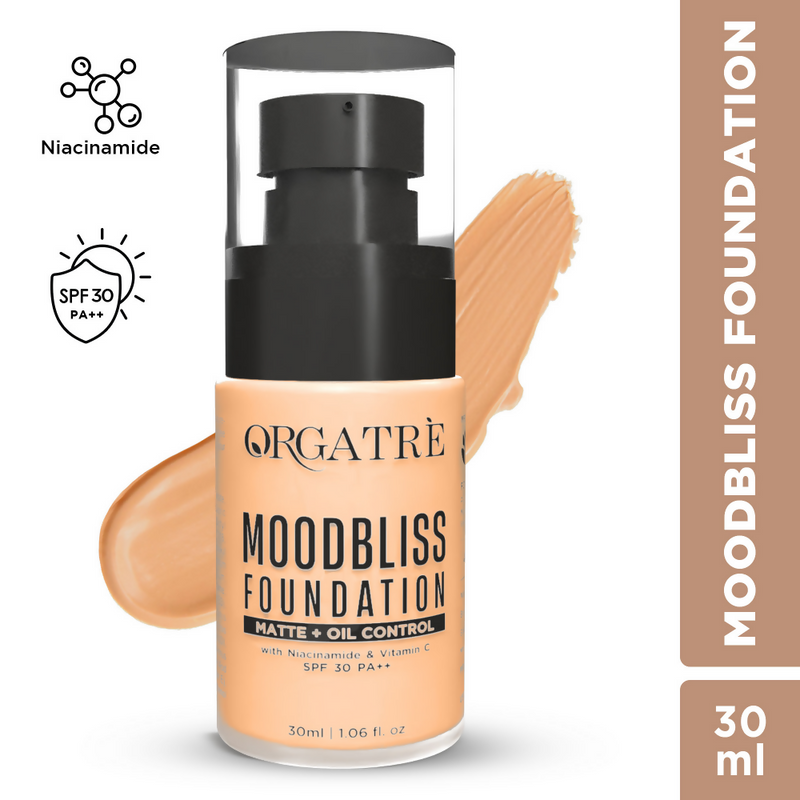 Orgatre Moodbliss Matte + Oil Control Makeup Foundation SPF 30 - 240
