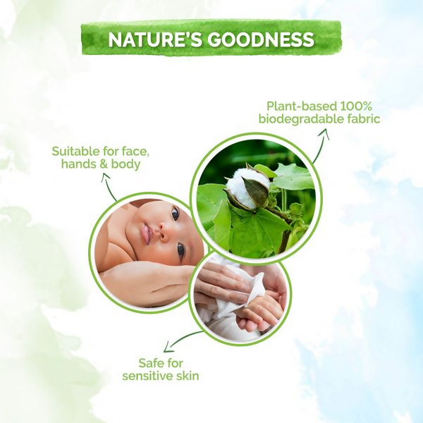 Mamaearth Baby 99% Pure Water Gentle Towel Wipes