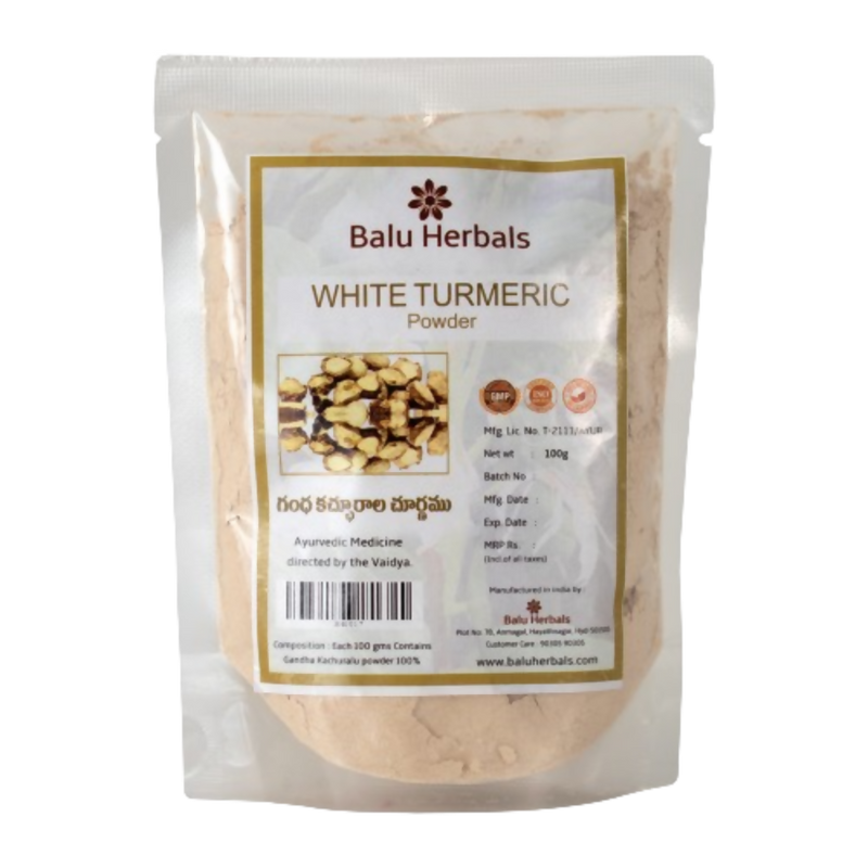 Balu Herbals White Turmeric (Gandha Kachuralu) Powder