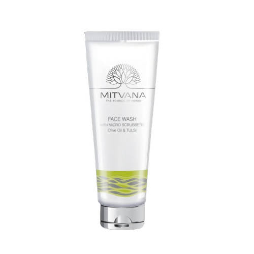 Mitvana Face Wash with Micro Scrubbers (with Olive & Tulsi)