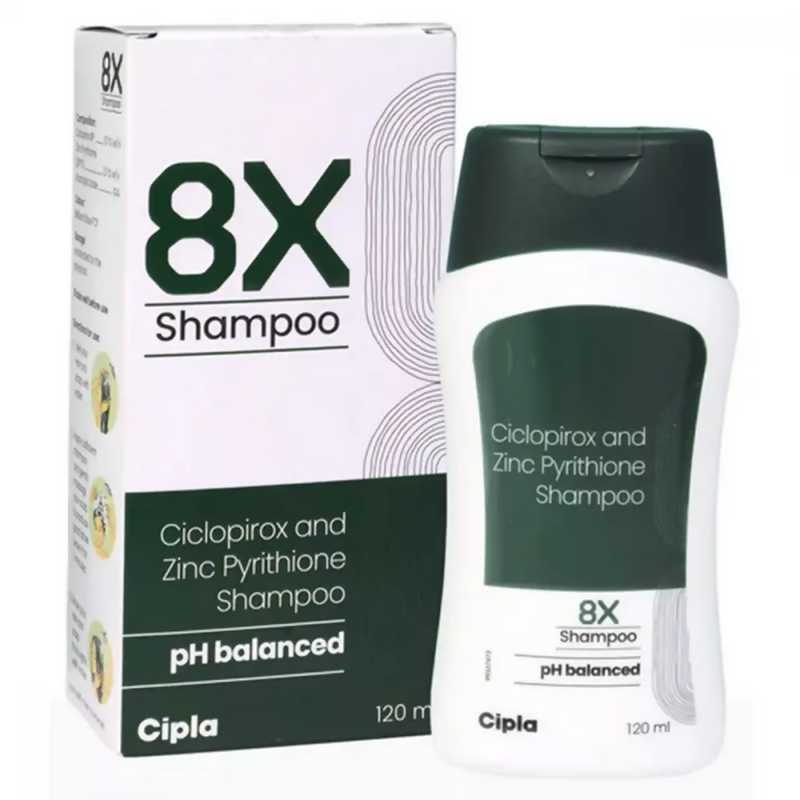 Cipla 8X Shampoo with pH Balanced