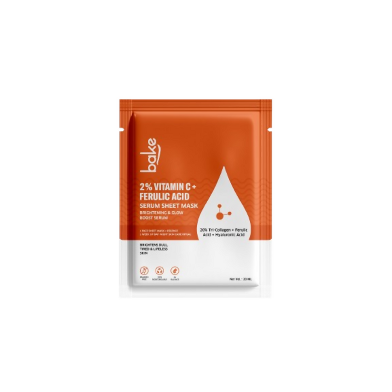 Bake 2% Vitamin C + Ferulic Acid Serum Sheet Mask