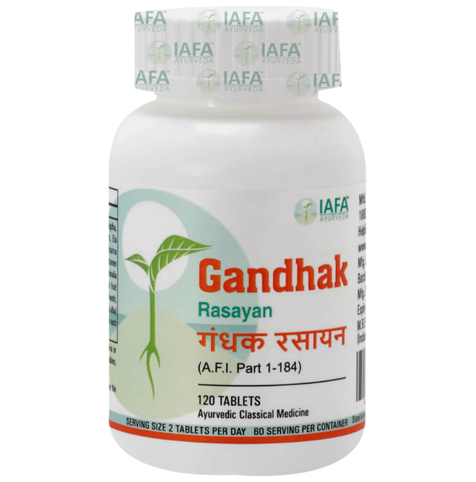 Iafa Ayuveda Gandhak Rasayan Tablets