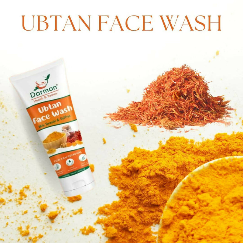 Darman Ubtan Face Wash with Turmeric & Saffron