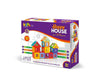 Kipa Multi Colored 120 Pieces Mega Jumbo Happy Home House Building Block with Attractive Windows and Smooth Rounded Edges Blocks Game Fun